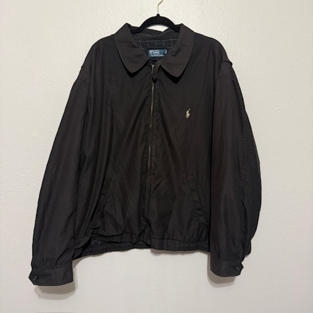 Polo Ralph Lauren Mens Harrington Bi-Swing Jacket Windbreaker 3XB Zip Up